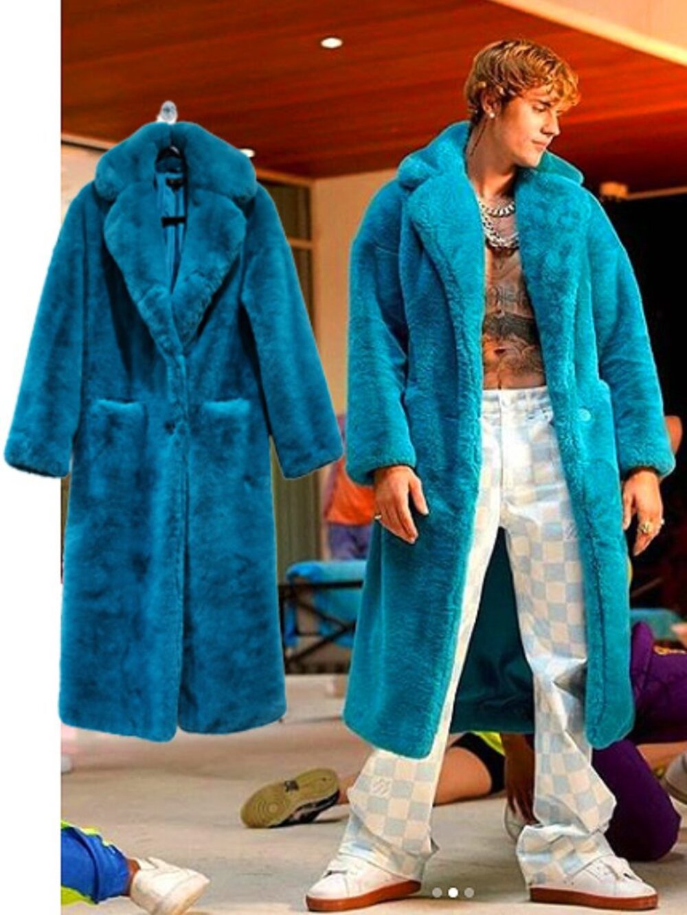 💥Justin Bieber's Faux Mink Fur Coat From DJ Khaled & Drake "Popstar" Video💥